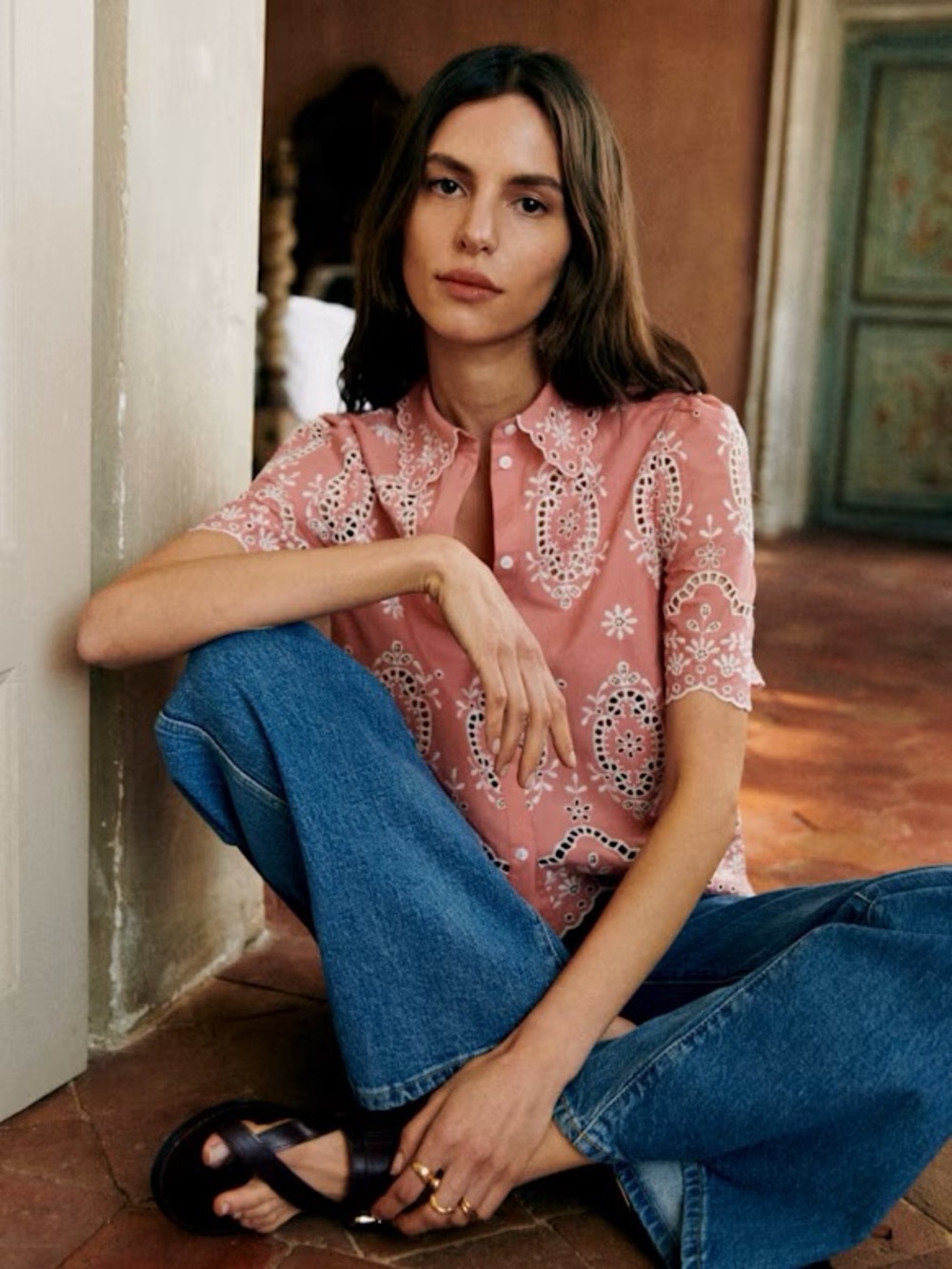 NWT Sezane Elvira Blouse